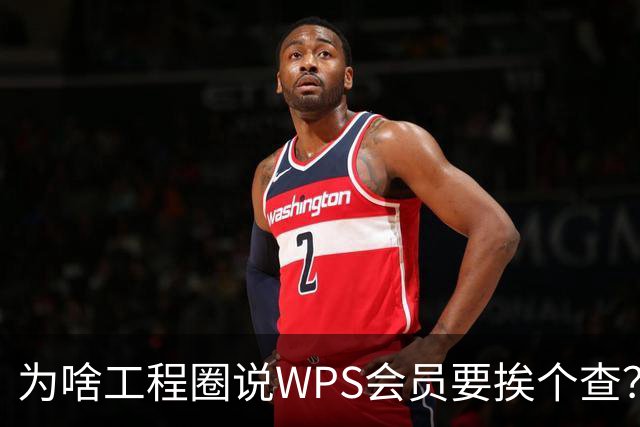 为啥工程圈说WPS会员要挨个查？网友：冤枉不了一个人
