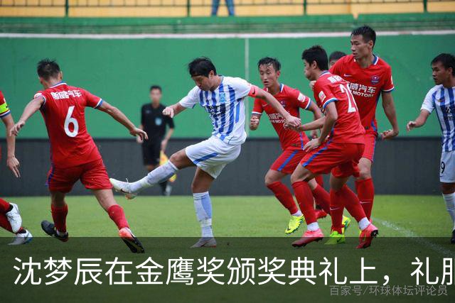 沈梦辰在金鹰奖颁奖典礼上，礼服下穿着一双休闲小白鞋引热议