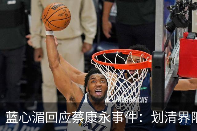 蓝心湄回应蔡康永事件：划清界限表明立场，暗指对方不是无心踩雷