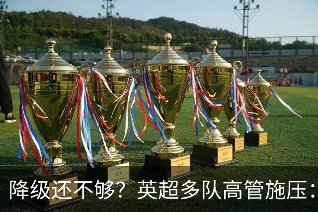 降级还不够？英超多队高管施压：不能让曼城一年就回来